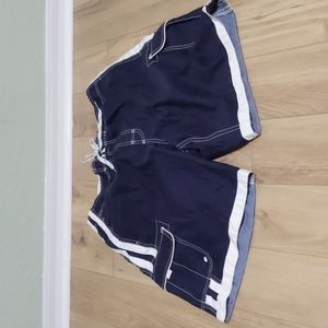 Joe Boxer Navy Blue Swim Trunks